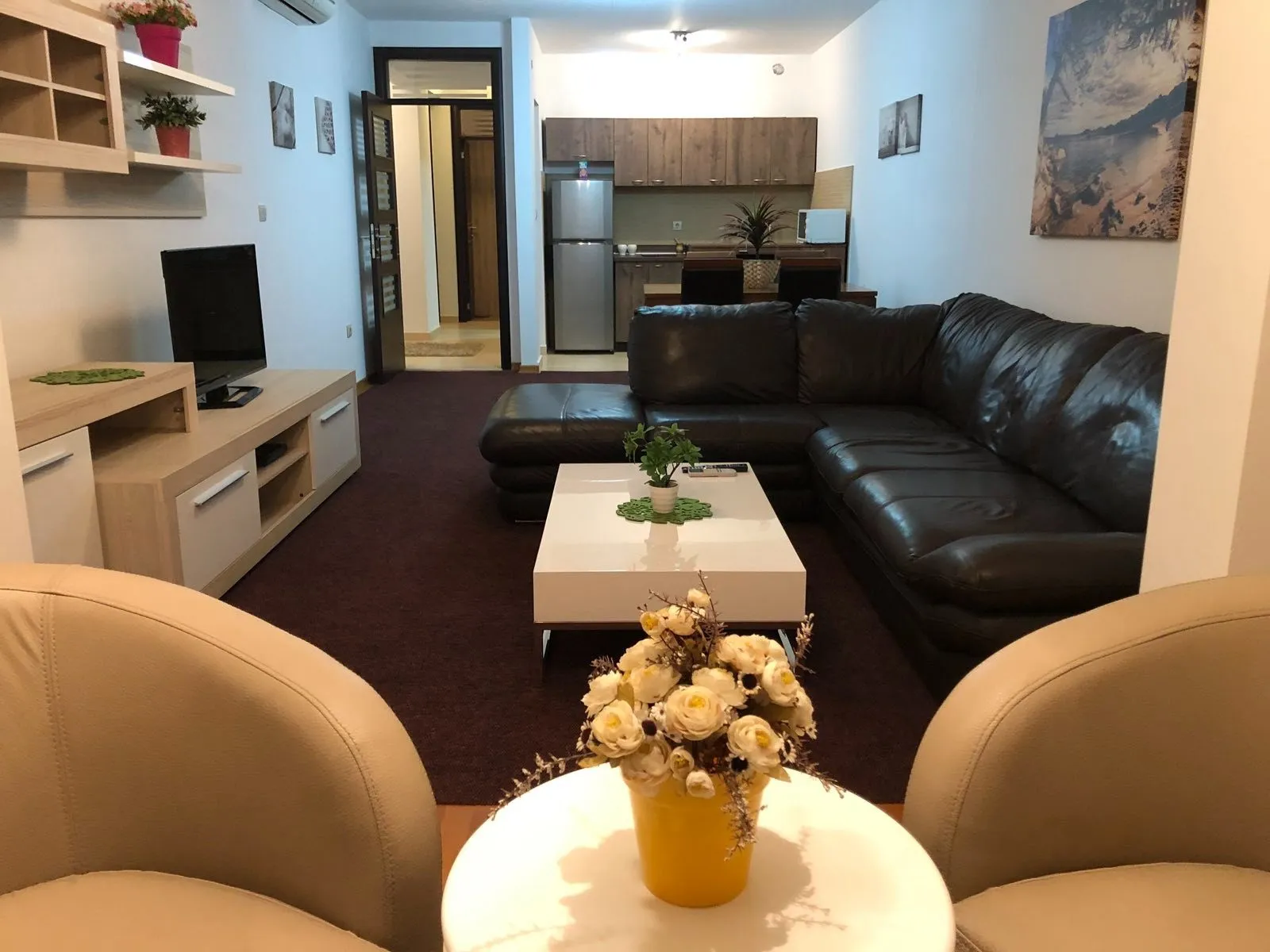 Stylish 2-Bedroom Sea-View Apartment in Becici