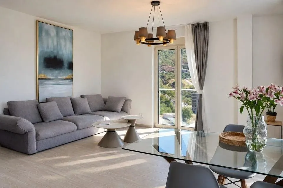 Modern 2-Bed Apartment, Becici Hills with Panoramic Sea View