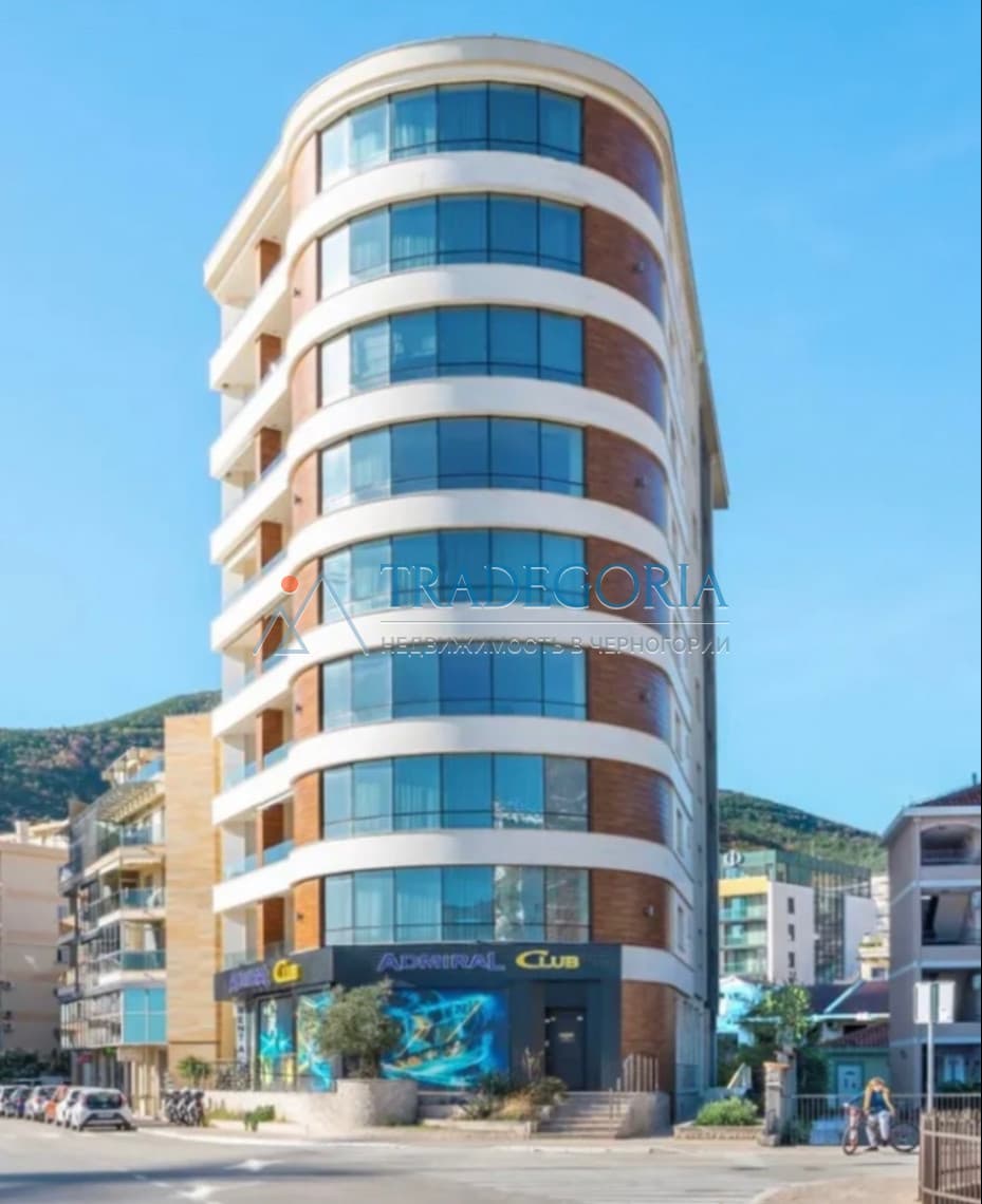 Apartament cu 2 camere în Budva, clădirea Admiral pe strada Mediteraneană — 2