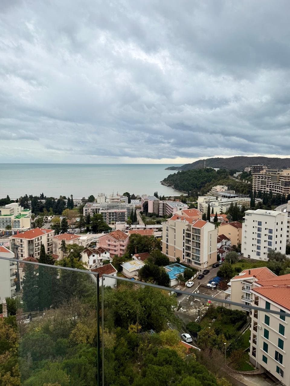 Luxurious Studio with Panoramic Sea View & Spacious Terrace in Bečići
