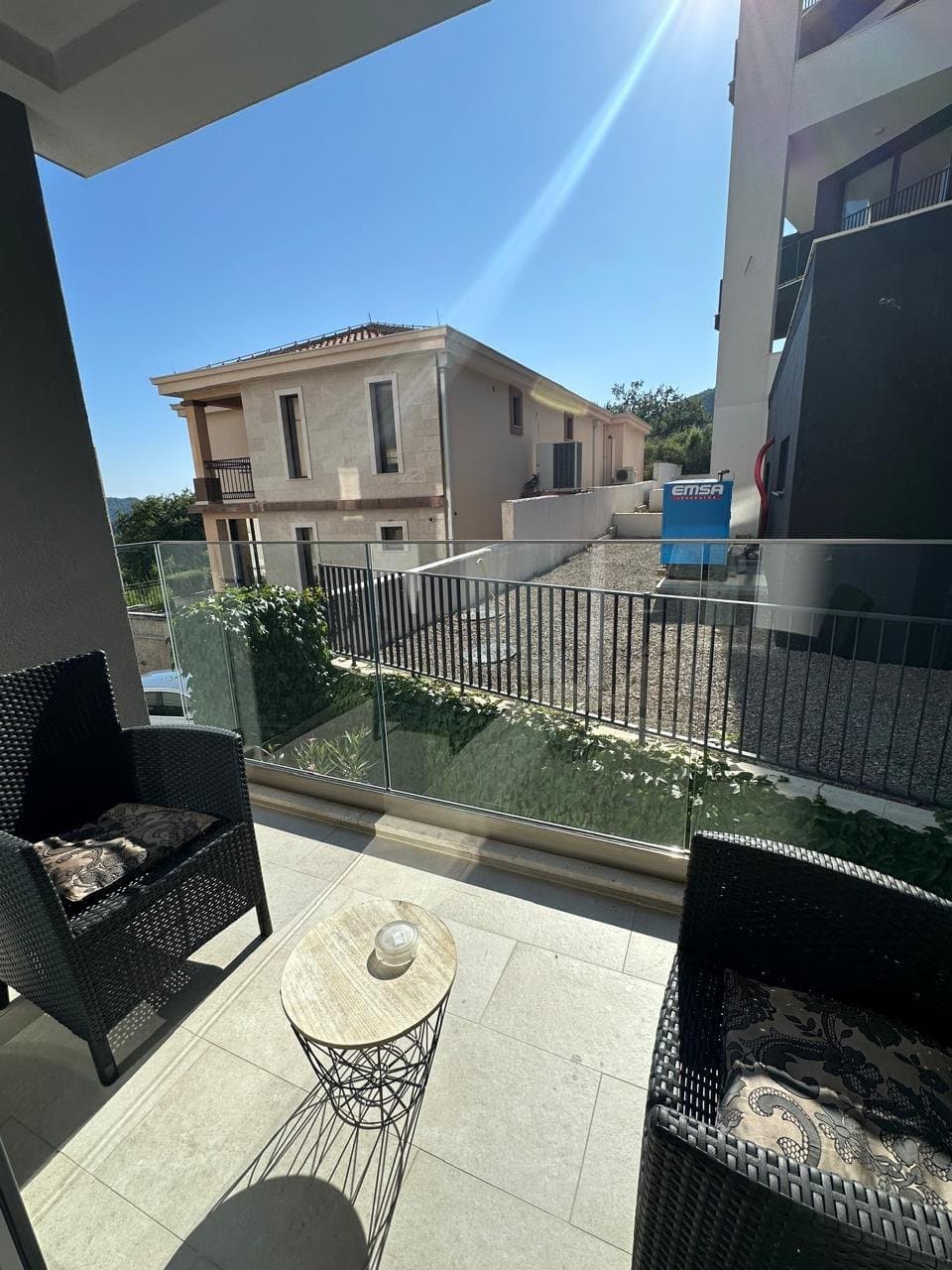 1+1 Apartment with Pool in Bečići, Underfloor Heating & Modern Furnishings