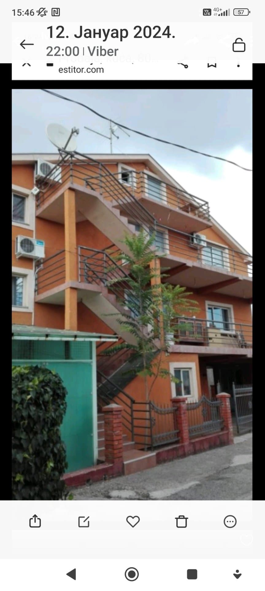 Ndërtesë me 14 apartamente ose apartamente me një dhomë gjumi veç e veç