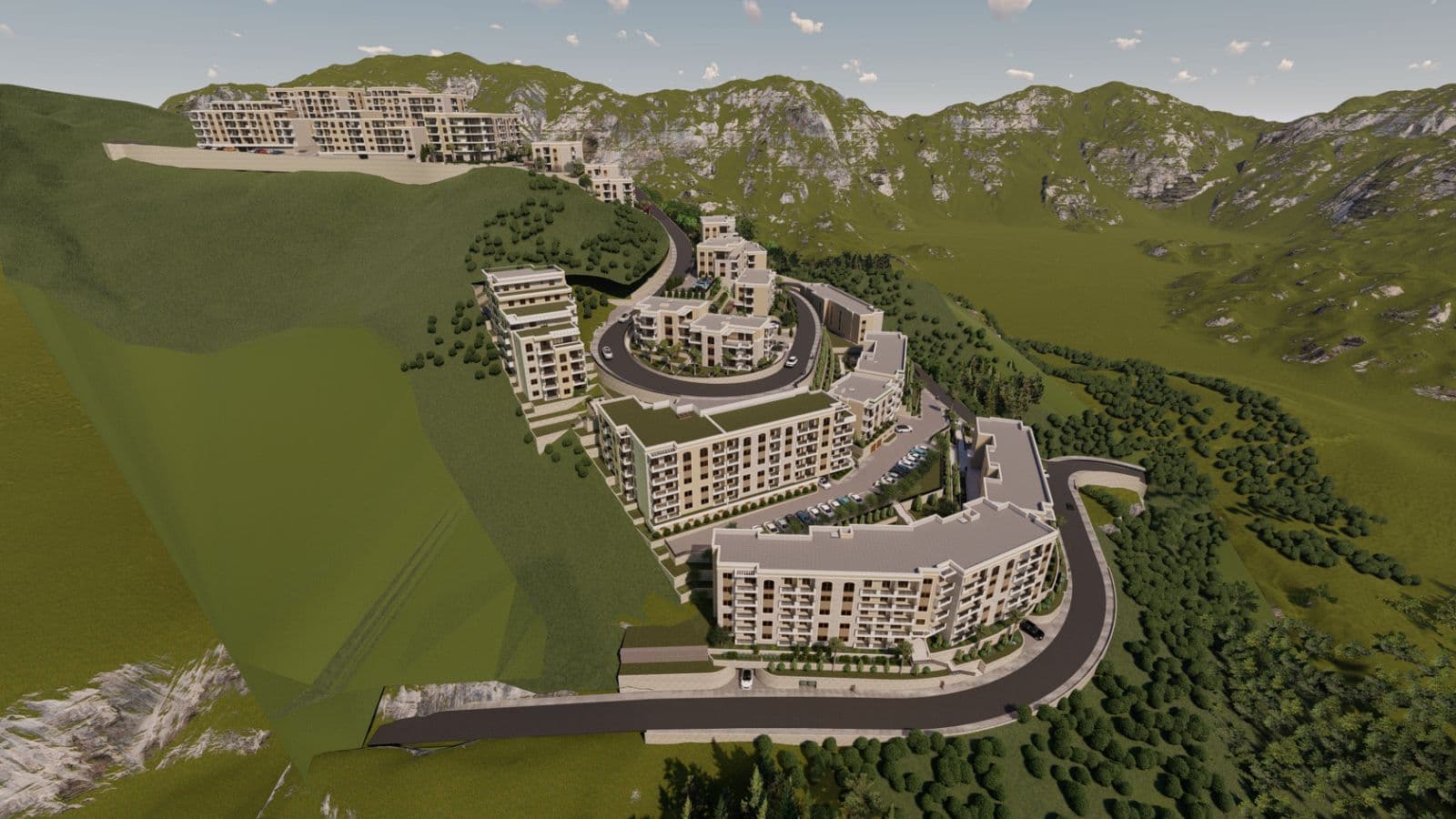 Mega Mall'da Geniş 3+1 Daire, Yeni Budva Kompleksi