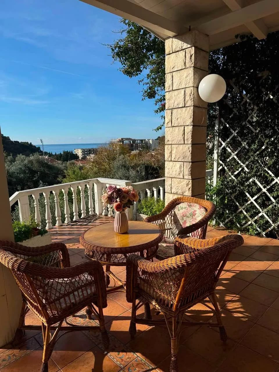 Petrovac'ta Deniz Manzaralı 2+1 Daire